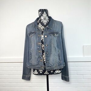 EST 1946 Denim distressed blue jean jacket 18 to 20 W New without tags vintage​​